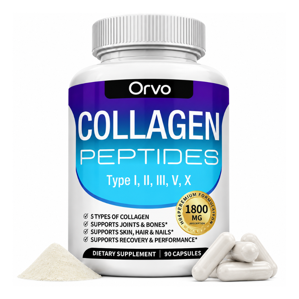 Advanced Multi-Collagen Support for Total Wellness.