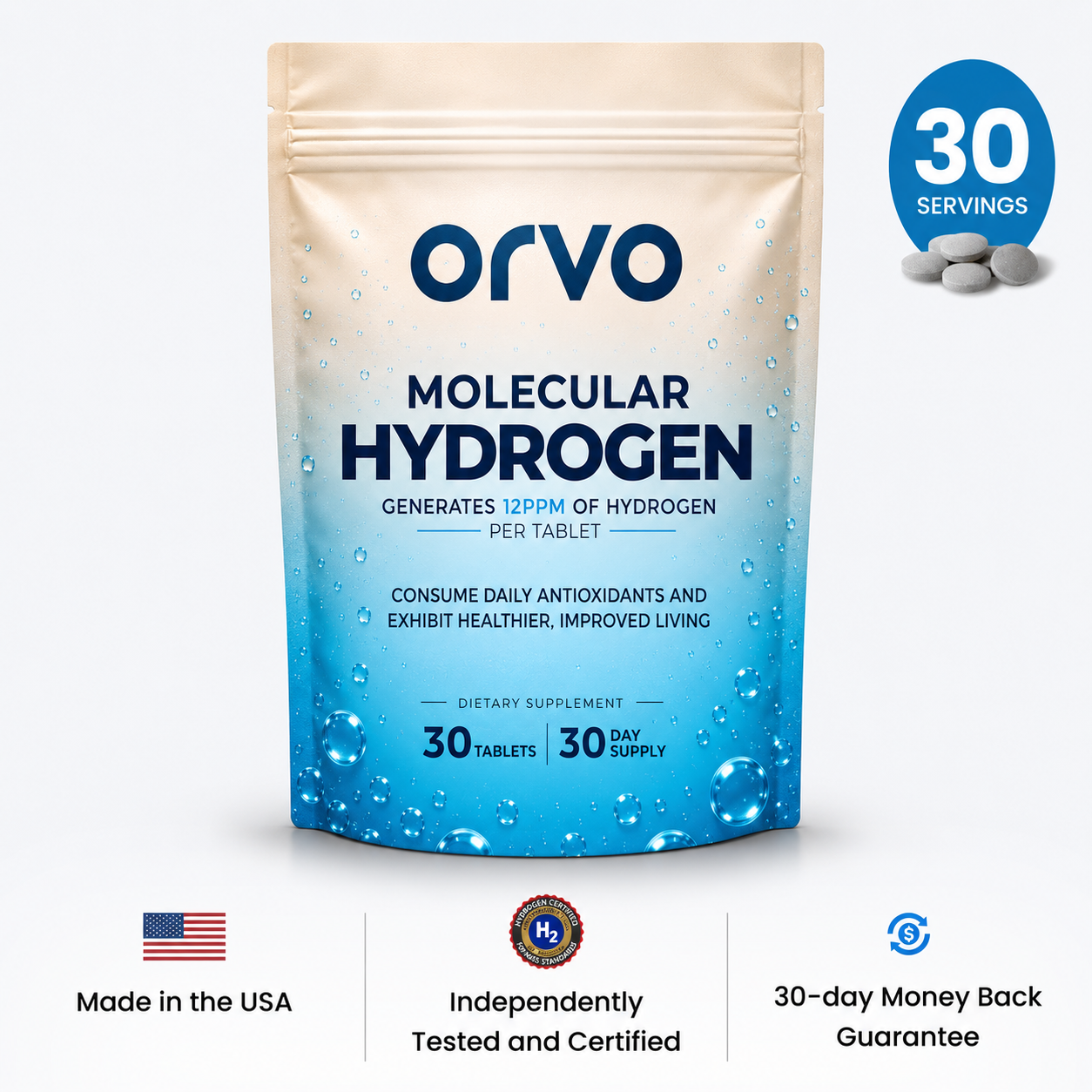 Molecular Hydrogen Tablets